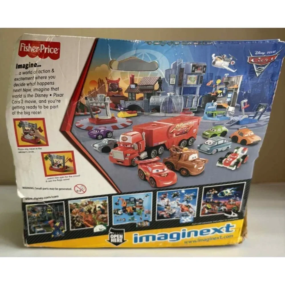 2012 Imaginext Cars 2 Race Around the World Francesco Bernouli Winners Circle